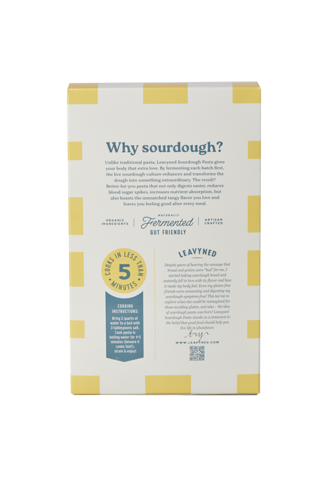 Leavyned Sourdough Pasta - Rigatoni