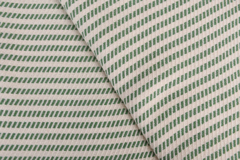 Organic Turkish Beach Towel - Green Striped