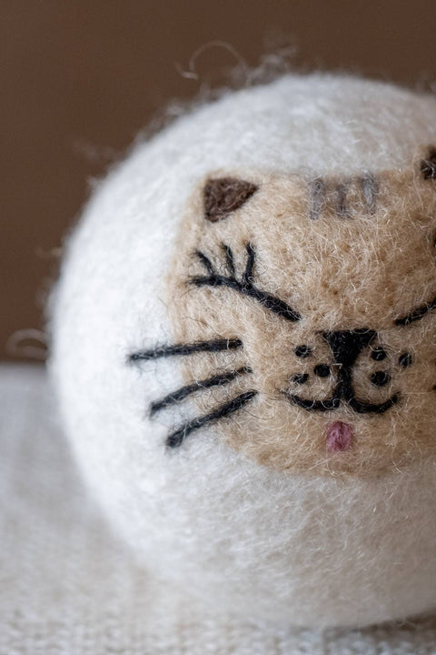 Cats: Natural Wool Dryer Balls – Gift Set of 3