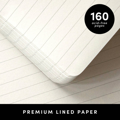 Pocket Size Casebound Lined Journal Notebook