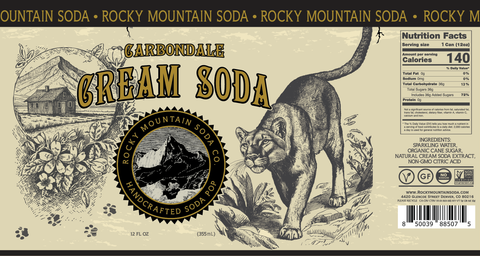 Carbondale Cream Soda Cans