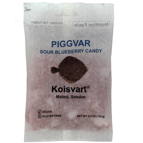 Kolsvart Swedish Fish Gummies - Sour Blueberry