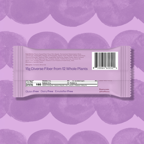 Floura - Brambleberry Lavender Fiber Snack Bar