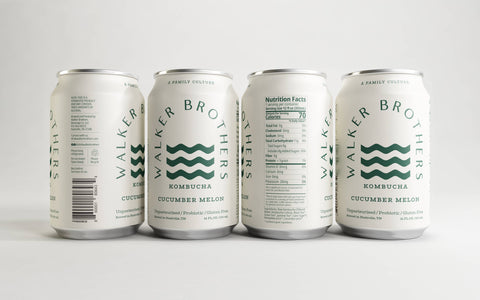 Cucumber Melon Non-Alcoholic Kombucha