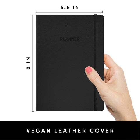 Undated Casebound Planner with Weekly & Monthly Views