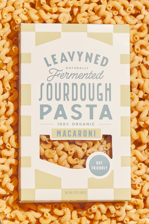 Leavyned Sourdough Pasta - Macaroni