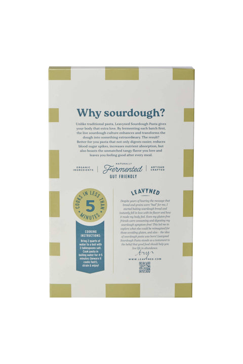 Leavyned Sourdough Pasta - Macaroni