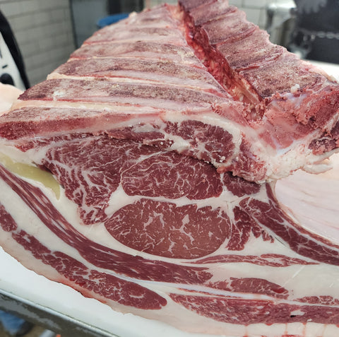 MaKyn Farms American Wagyu rib section (photo courtesy of MaKyn Farms)