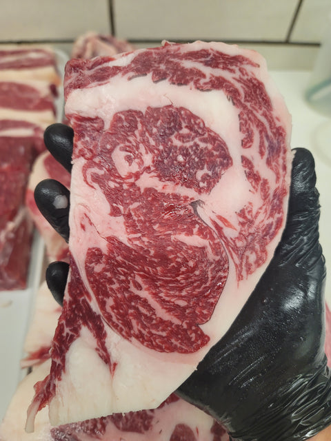 MaKyn Farms American Wagyu ribeye (photo courtesy of MaKyn Farms)