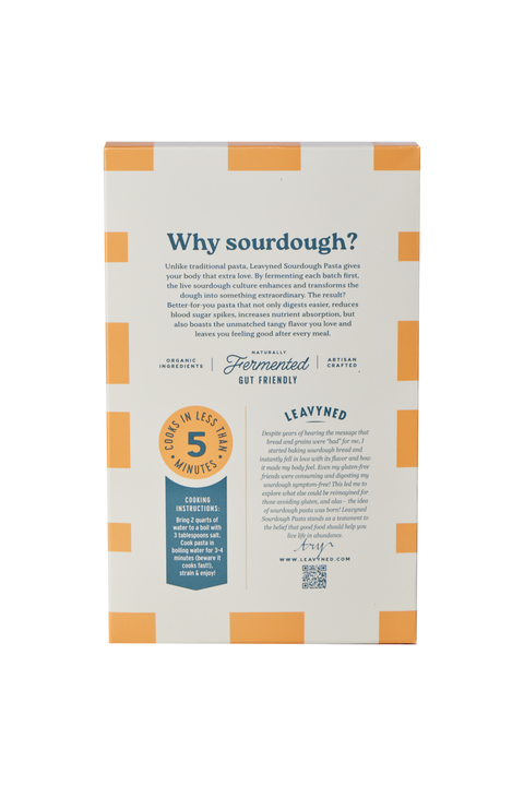 Leavyned Sourdough Pasta - Fusilli