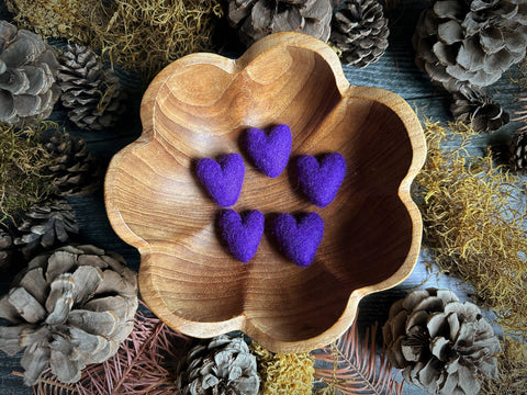 Felted Wool Mini Heart