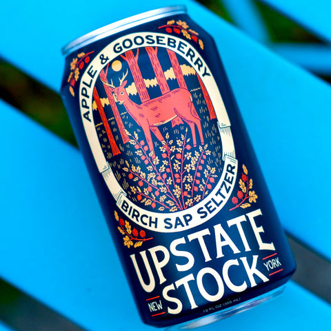 APPLE AND GOOSEBERRY BIRCH SAP SELTZER by Upstate Stock Seltzers, photo 7