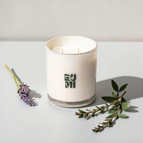 RUMI Soy Candle - Lavender, Palo Santo, Sage