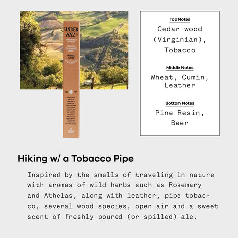 Underhill Incense Sticks – Tobacco, Cedar & Ale
