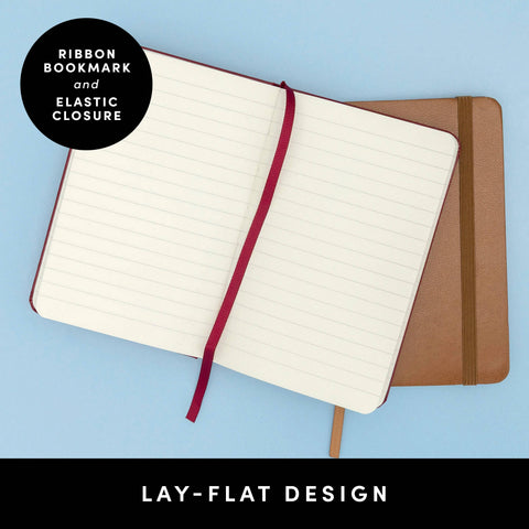 Pocket Size Casebound Lined Journal Notebook