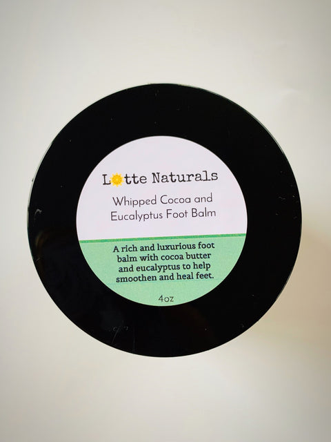 Whipped Cocoa & Eucalyptus Foot Balm by Lotte Naturals