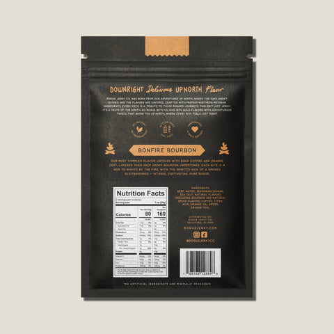 Rogue Beef Jerky - Bonfire Bourbon