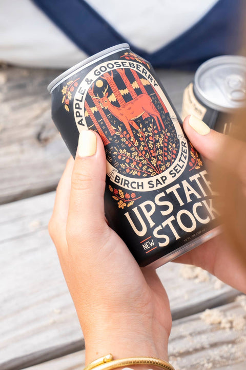 APPLE AND GOOSEBERRY BIRCH SAP SELTZER by Upstate Stock Seltzers, photo 5