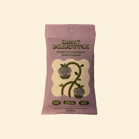 Sweet Deliverance Granola- Blueberry & Sunflower Butter