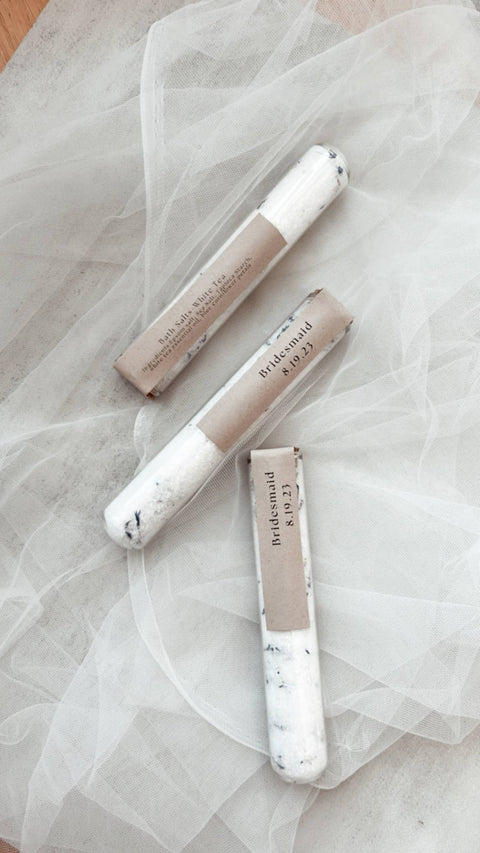 Test Tube Floral Salt Soak