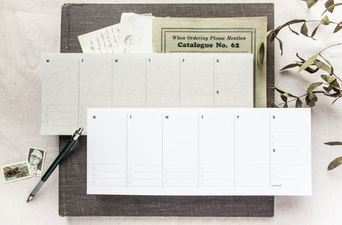Weekly Planner Paper Notepad
