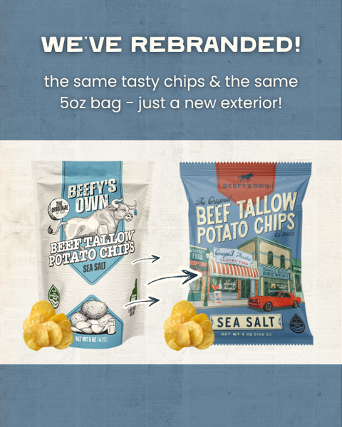 Beef Tallow Potato Chips - Sea Salt
