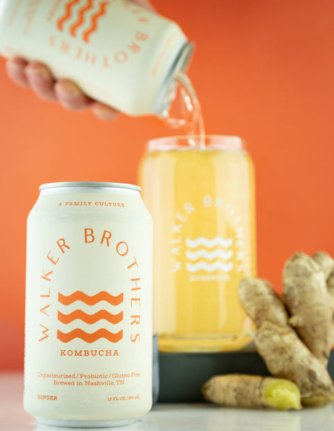 Ginger Non-Alcoholic Kombucha
