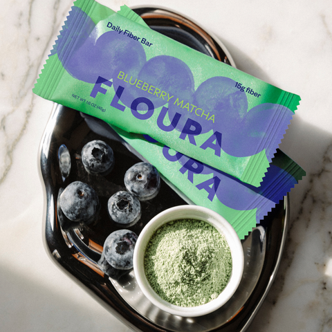 Floura - Blueberry Matcha Fiber Snack Bar