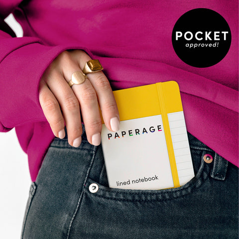 Pocket Size Casebound Lined Journal Notebook