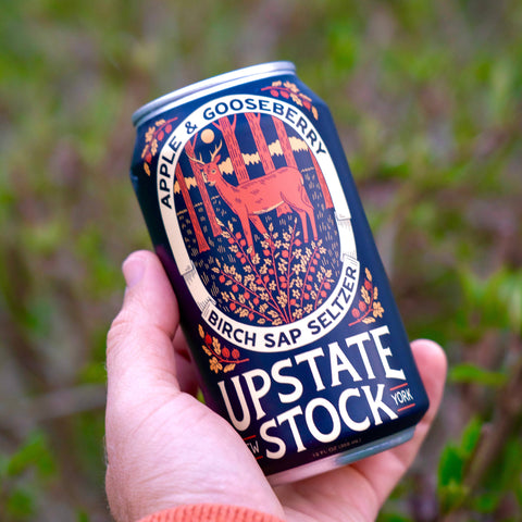 APPLE AND GOOSEBERRY BIRCH SAP SELTZER by Upstate Stock Seltzers, photo 8