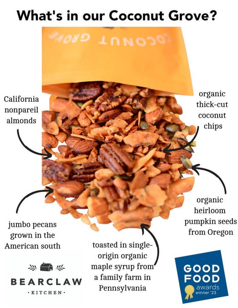 8 oz Coconut Grove Grain-Free Granola by Bearclaw Kitchen, photo 4