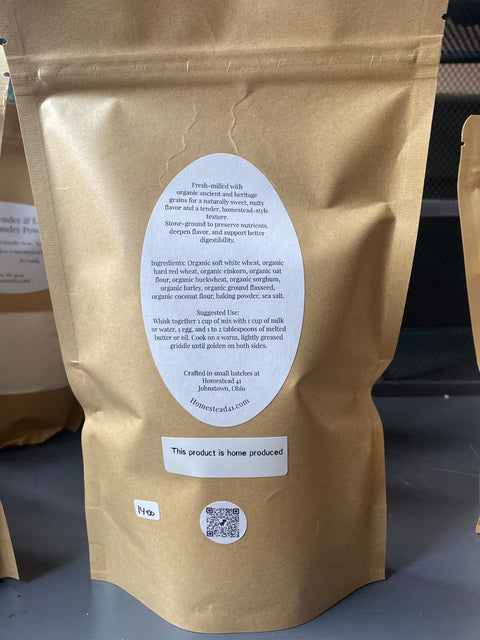 Organic 7 Grain Stone Ground Pancake Mix by Homestead 41, photo 2