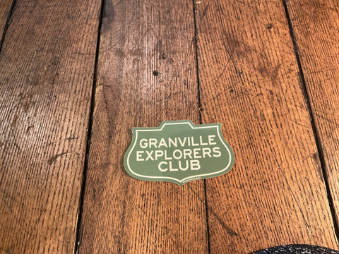Explorers Club Badge Customizable Sticker