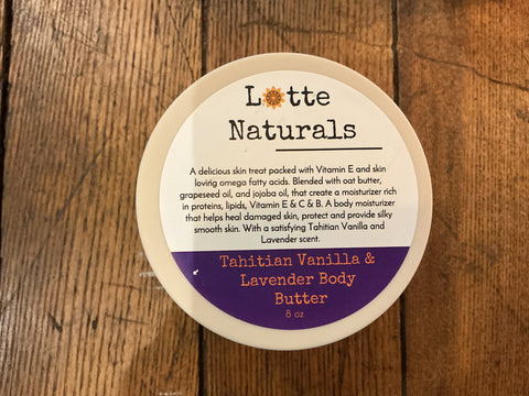 Tahitian Vanilla + Lavender Body Butter by Lotte Naturals