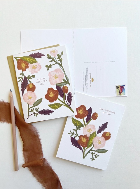 Encouragement Card - Always Here For You + Thinking Of You