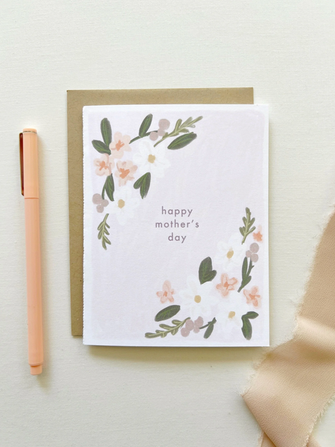 Family Card - Mother's Day Flowers + Hi Friend