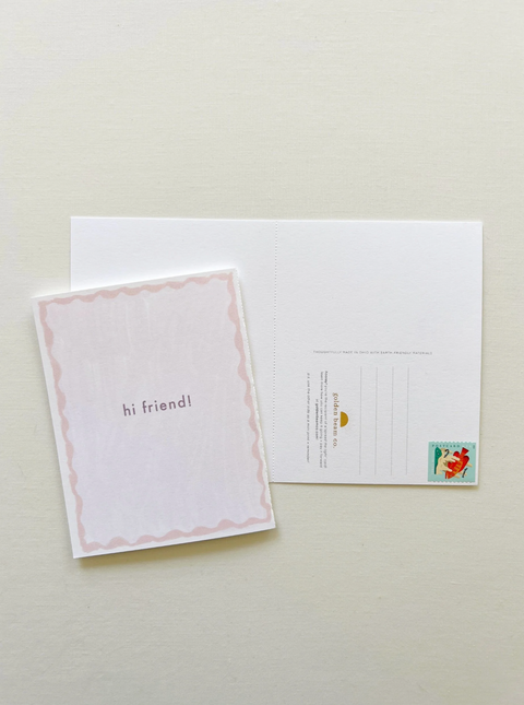 Family Card - Mother's Day Flowers + Hi Friend