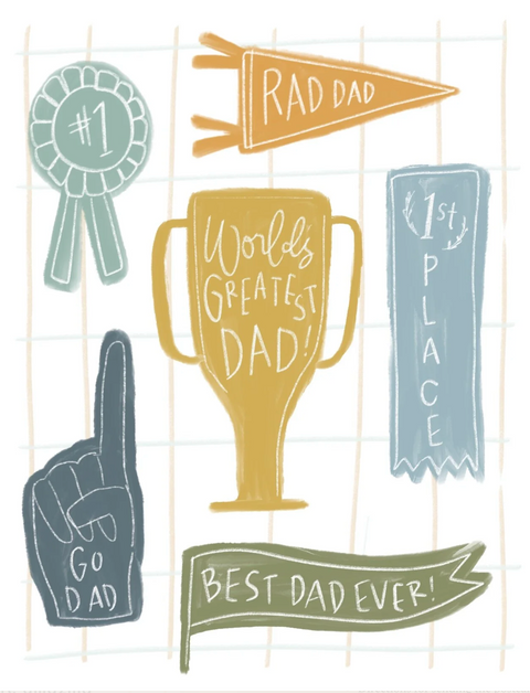 Family Card - World's Greatest Dad + You Are Amazing