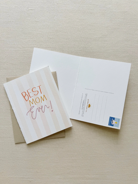 Family Card - Best Mom Ever + Hi Hey Hello
