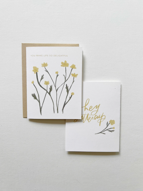 Love + Friendship Card - Delightful Life + Hey Buttercup