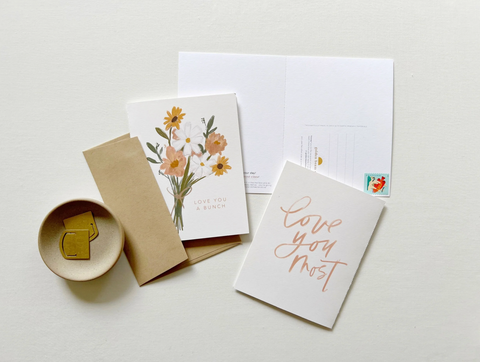 Love + Friendship Card - Love You Bunch Bouquet + Love You Most