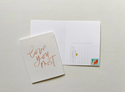 Love + Friendship Card - Love You Bunch Bouquet + Love You Most