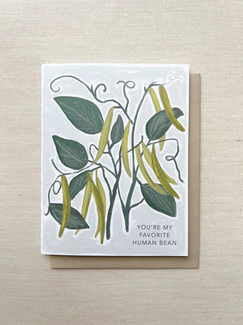 Love + Friendship Card - Human Bean + Bean Thinking About You