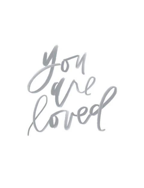 Sympathy Card - It's Okay To Be A Little Blue + Loved