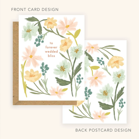 Wedding Card - Wedded Bliss