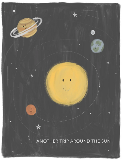 Happy Birthday Card - Another Trip Around The Sun