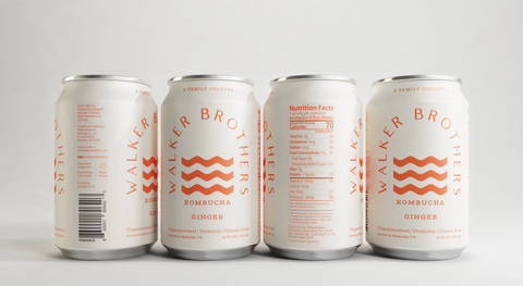 Ginger Non-Alcoholic Kombucha