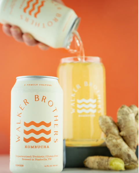 Ginger Non-Alcoholic Kombucha