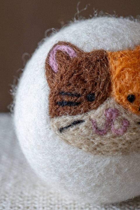 Cats: Natural Wool Dryer Balls – Gift Set of 3