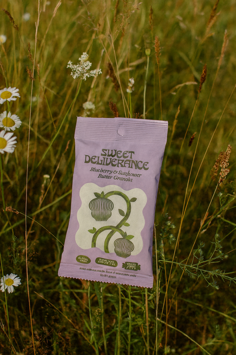 Sweet Deliverance Granola- Blueberry & Sunflower Butter